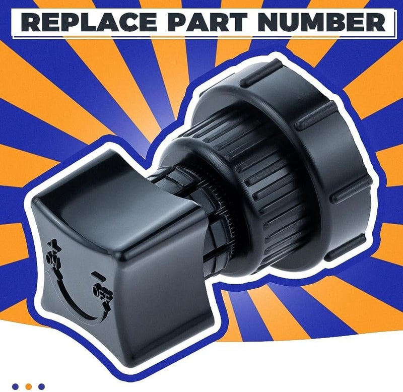 Yetaha Manifold Plastic Air Compressor Regulator Valve Knob, Compatible with Sanborn Craftsman Coleman Power Mate Air Compressor Replacement Parts - Image 2